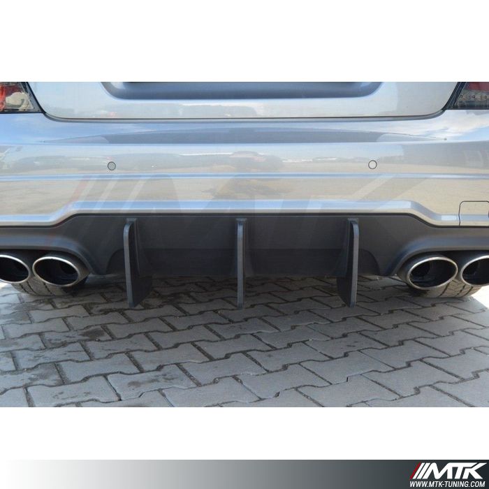 Diffuseur Maxton V1 Mercedes Classe C W204 AMG-Line 2011 - 2014